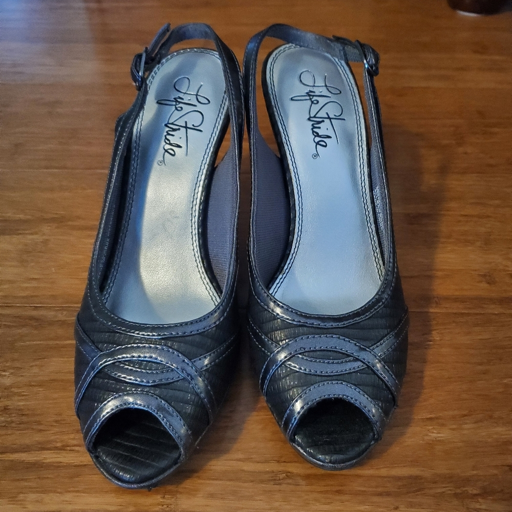 Blackish Grey High heels